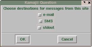 Site messages configuration